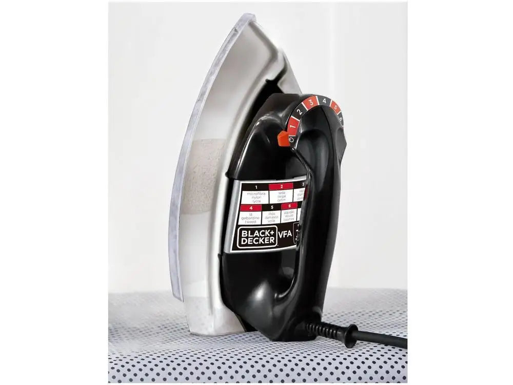 Black & Decker VFA-1110 Dry Iron, Black-110V