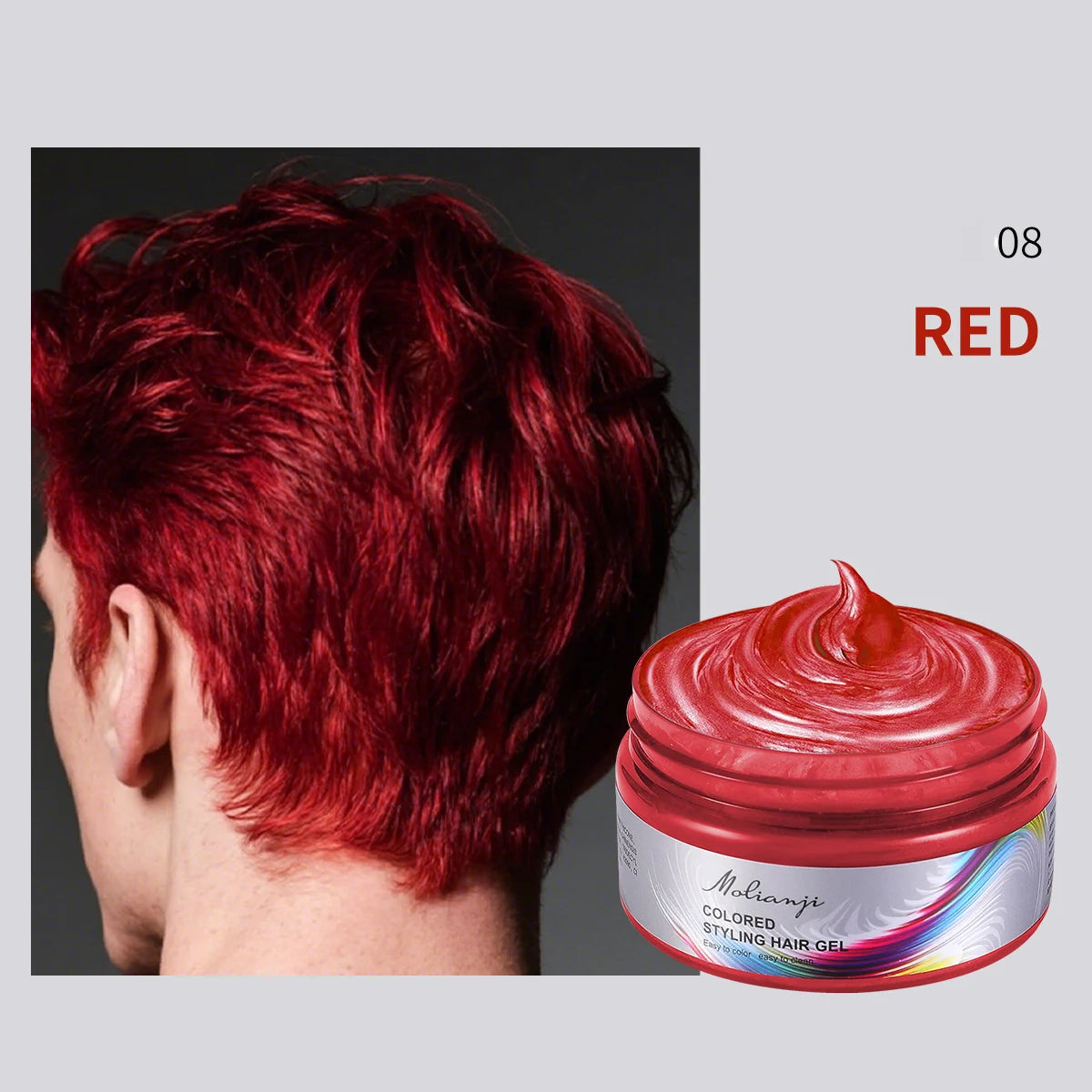 Disposable Hair Dye, Easy to Color, Easy to Clean, Instant Coloring, Creating colorful and Fashionable Hairstyles
