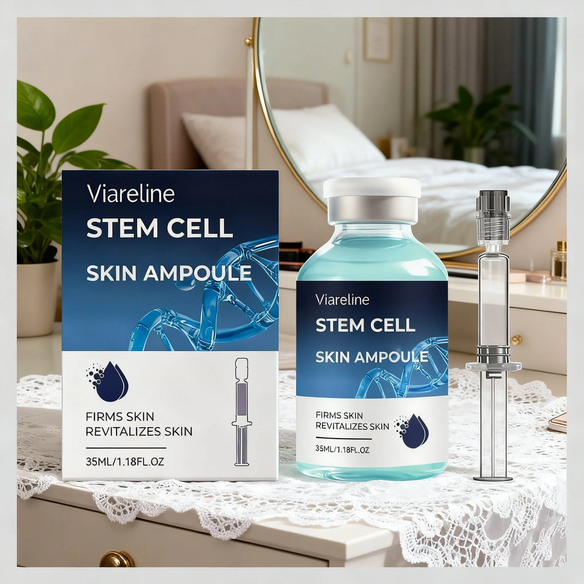 1/2/3PCS Stem Cell Skin Ampoule 35ml Anti-Aging Firming Essence Reduces Fine Lines Rejuvenates Face Serum Skin Care
