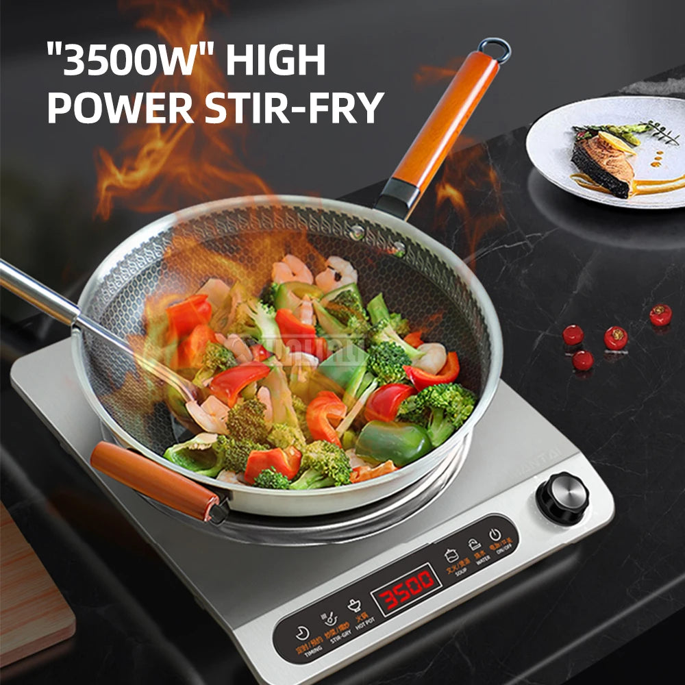 Electrodomesticos Para La Cocina y hogarHigh-power Induction Cooker Kitchen Cooktop