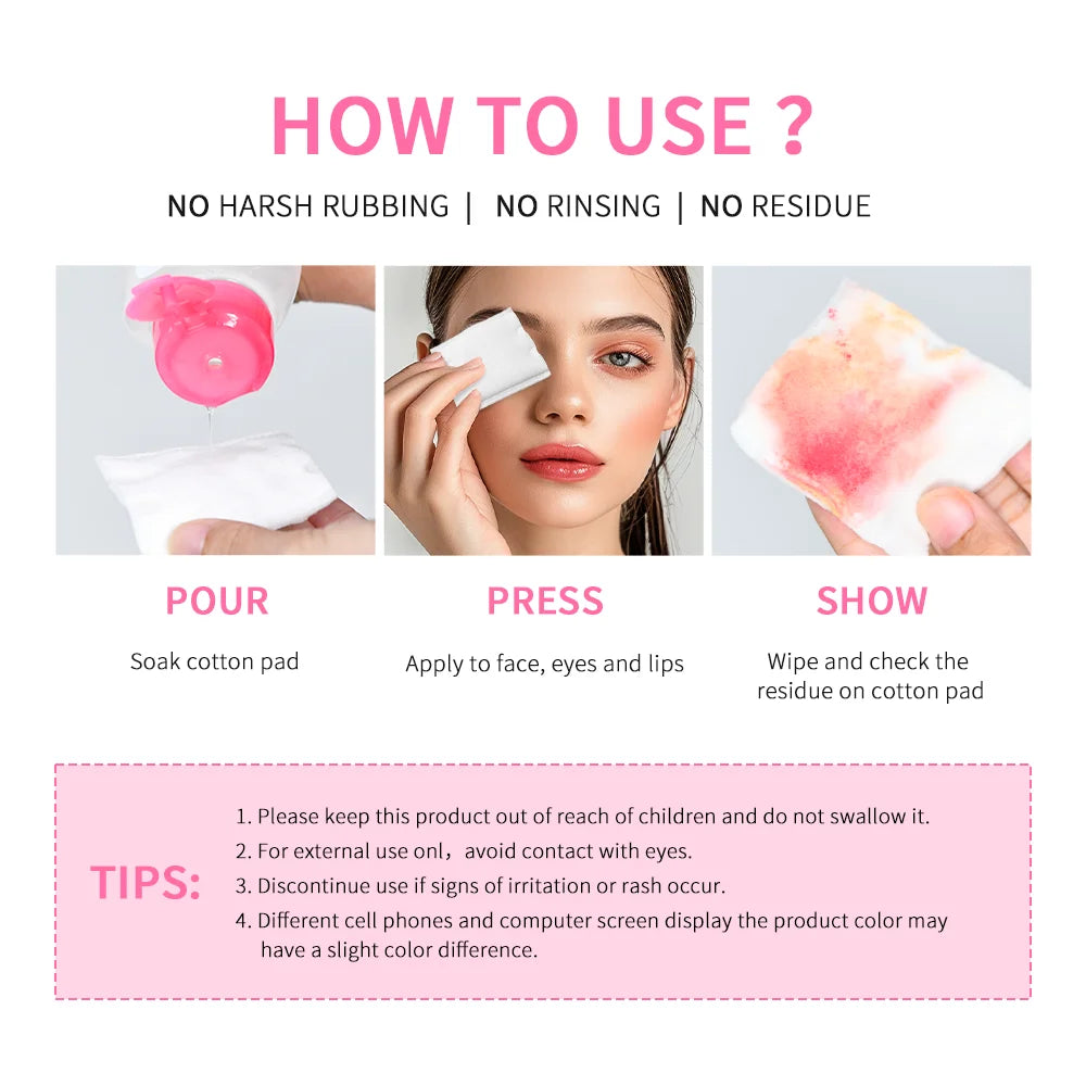 Micellar Cleansing Makeup Remover Mild Formula without Leaving Any Residue Micellar Technology Absorbs Impurities Extra Hydrating Efficient Makeup Remover