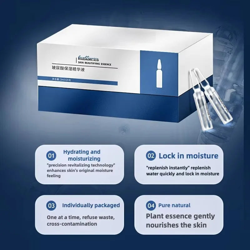 Hyaluronic Acid Serum Deep Moisture Anti Aging Shrink Pores Whitening Essence