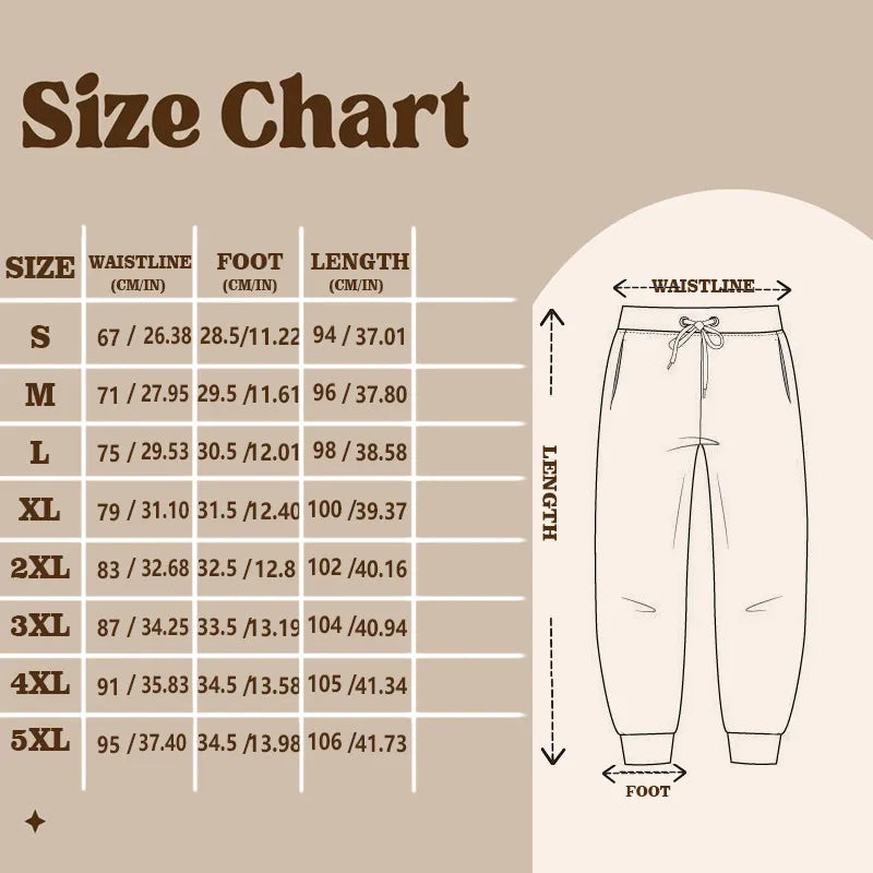 Cartoon Style Patterns Street Pants Men's Side Pockets Elastic Drawstring Sweatpants Joggers Pants Casual Trousers Fall Winter