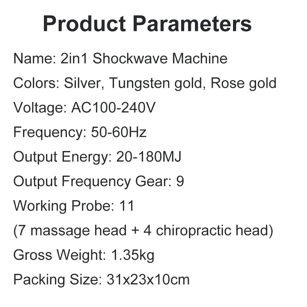 Portable Home Electric Massager Multifunctional 11Massage Device