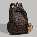 Leopard print Woman Backpack School Book Bags For Teenage Girls Boys Harajuku Female College Bag Student Lady leisure BagPack