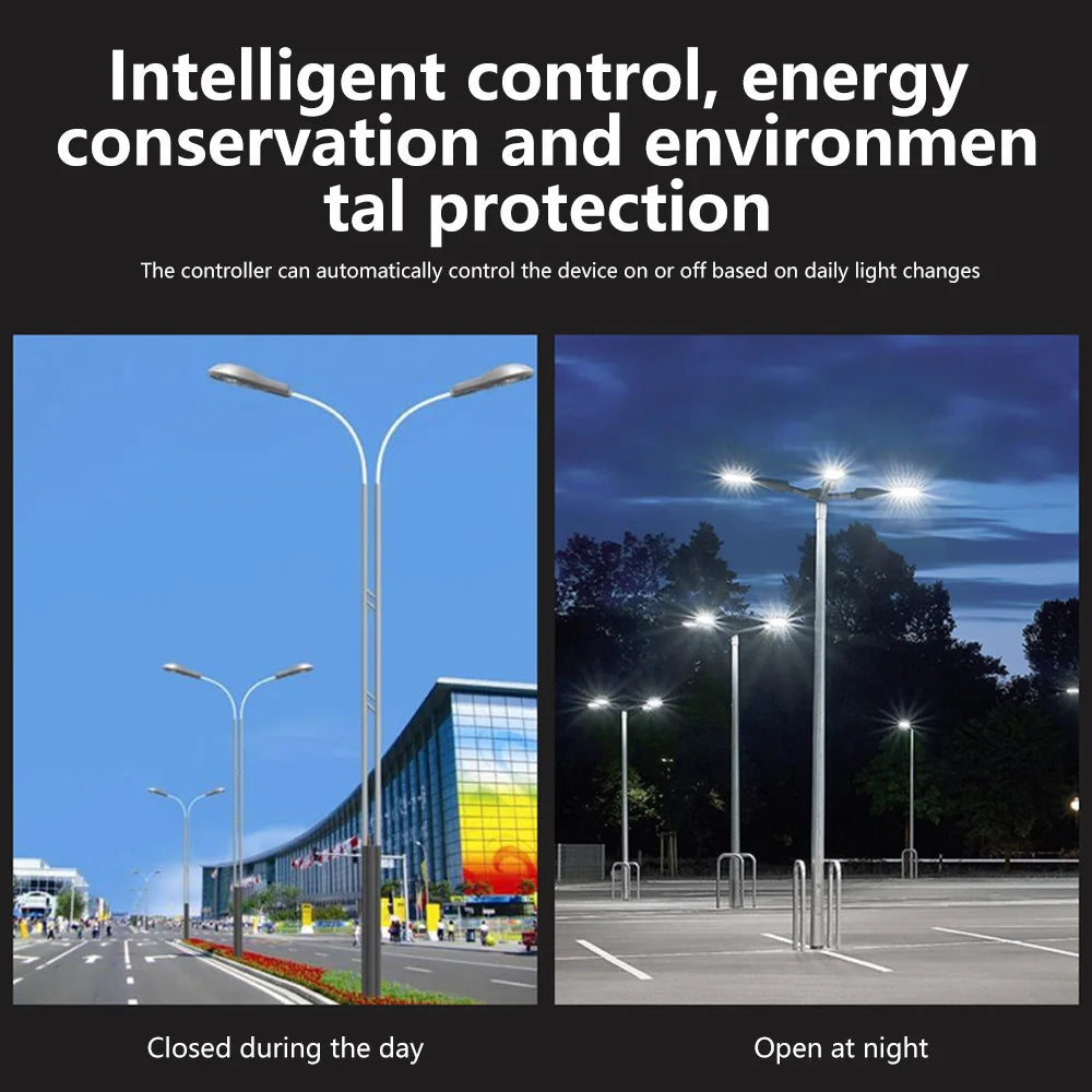 AC220-240V 25A Smart Switch Rainproof Sensor Outdoor Street Lamp Light Switch Controller Adjustable Photoelectric Anti-interfere