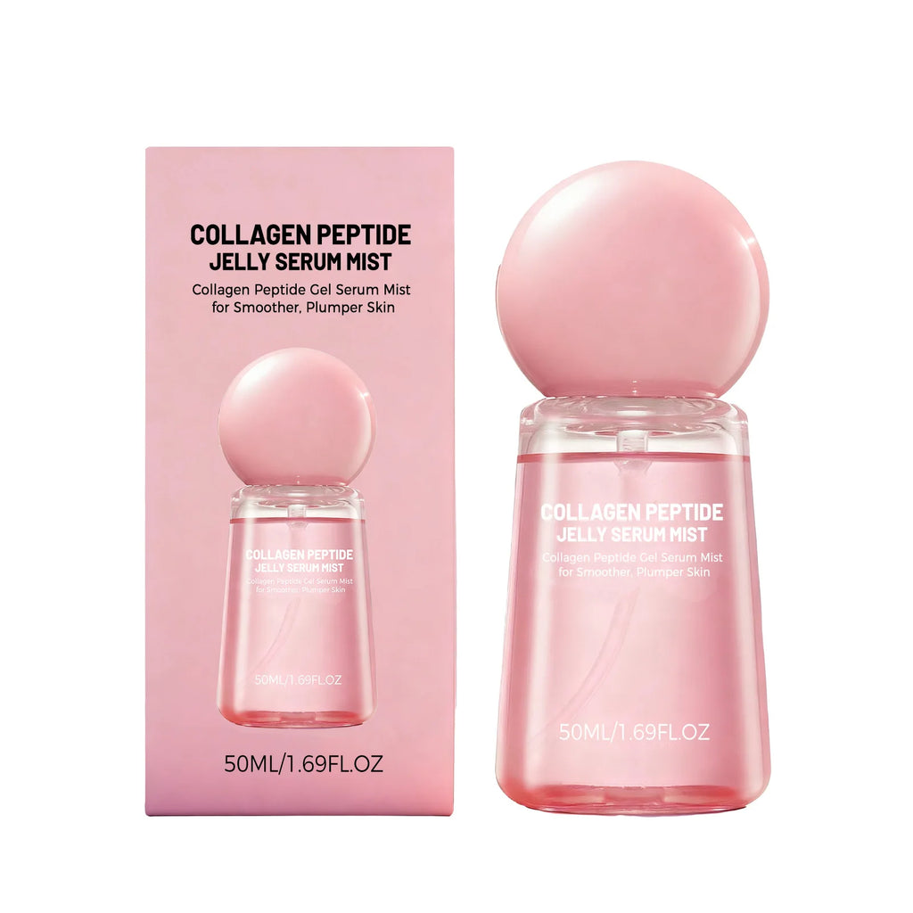 Collagen Peptide Jelly Mist Serum Moisturizing Facial Rejuvenation Refreshing Deep Hydration Face Care Firm Skin Plumping Serum