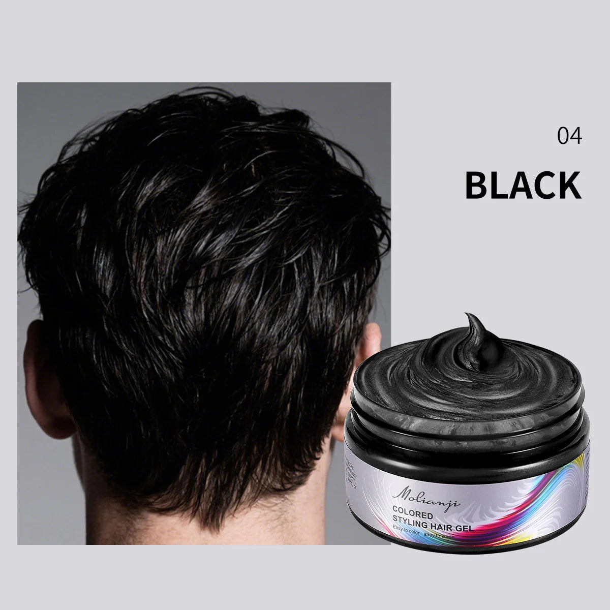 Disposable Hair Dye, Easy to Color, Easy to Clean, Instant Coloring, Creating colorful and Fashionable Hairstyles