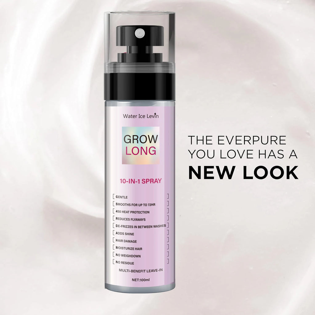 100ml, 10 in 1 Long Hair Care Spray, Innovative Technology for Comprehensive Care, Creating a Natural Lotus-Like Feel, Gentle Spray to Address Various Hair Issues