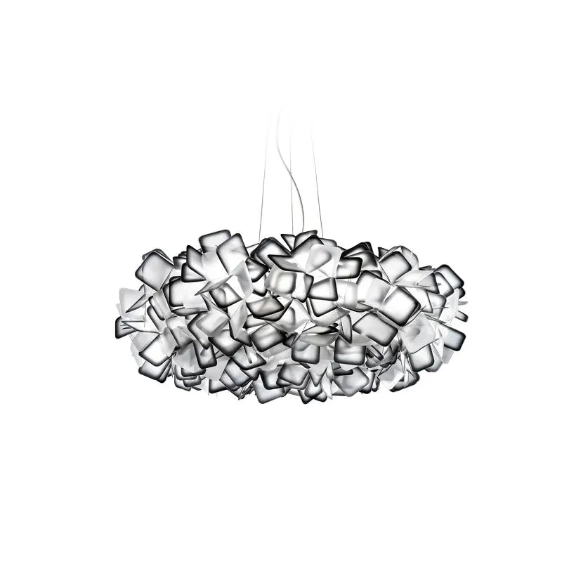 Nordic flower Petal Ceiling Chandelier Mama Non Mama Suspension lamp for Living Room Bedroom Restaurant art colorful cloud lamp