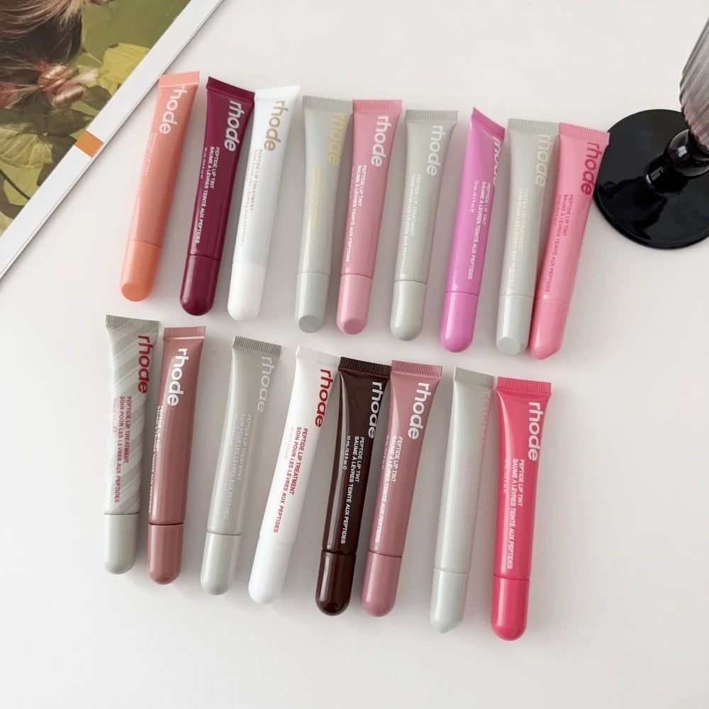 Rhode New Lip Stick Lip GlossesPocket Blush Lip Cheek Hydrating Glazing Mist Natural Rouge Powder Blush Cream Cheek Makeup Bag