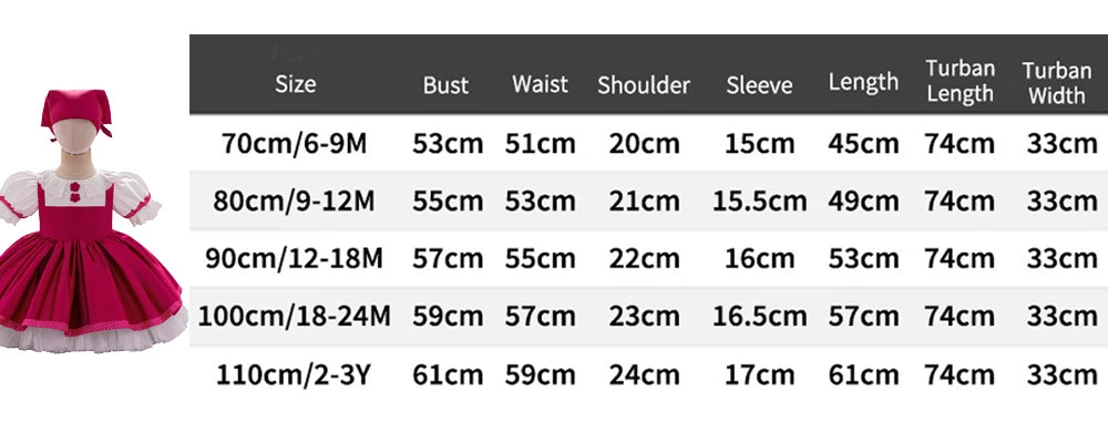 Ma Sha Bear Girls Party Maid Dress 2pcs Toddler Lolita 1st Birthday Wedding Princess Prom Dress Carnival Halloween Kids Clothing