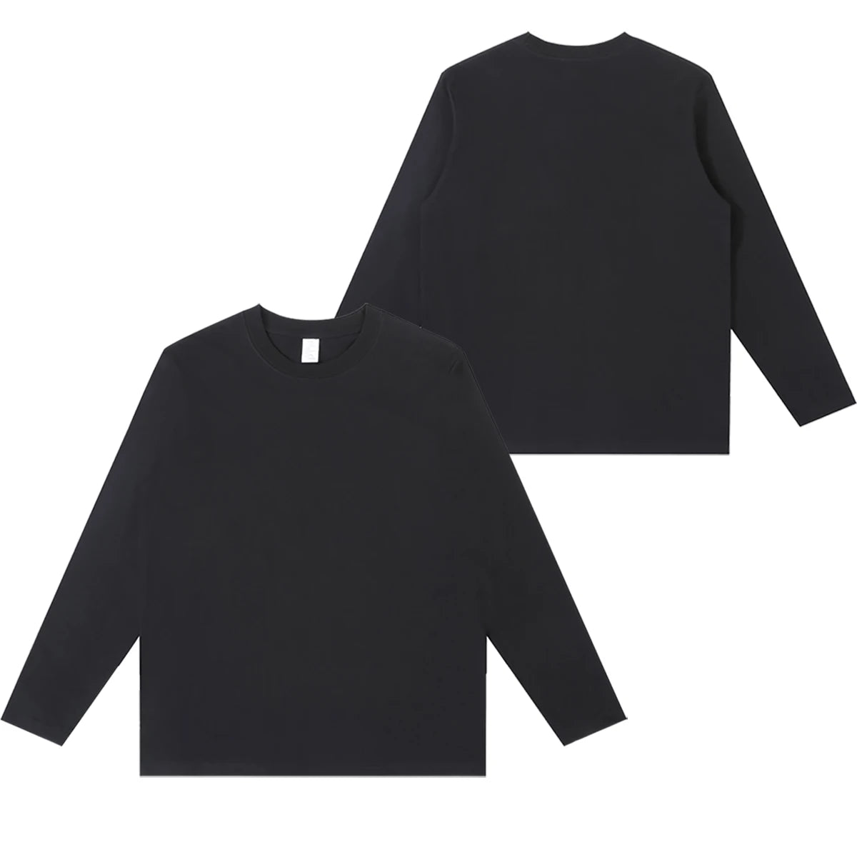 DIY Customize Long Sleeve T-Shirt Fashion T-Shirt Men Women Your Logo/Picture 100% Cotton Oversized Autumn Winter Tops