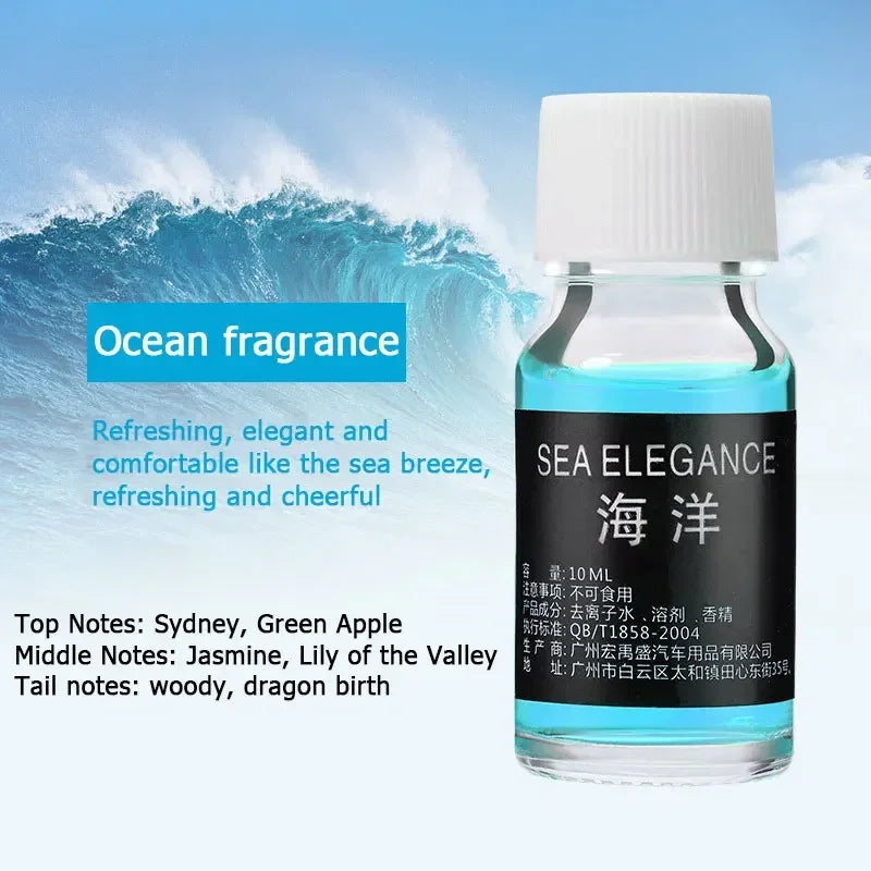 10ml Car Air Fresheners Perfume Refill Car Air Vent Perfume Replenishment Essential Oil Aroma Diffuser Fragrance Humidifier