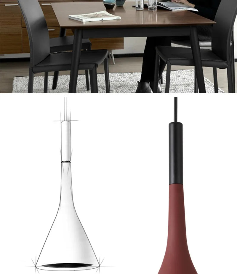Modern Nordic Pendant Lights Simple Lamps Multicolor Fixtures Bedroom Table Dining Room Hanging Lamp Lampshade Home Chandeliers
