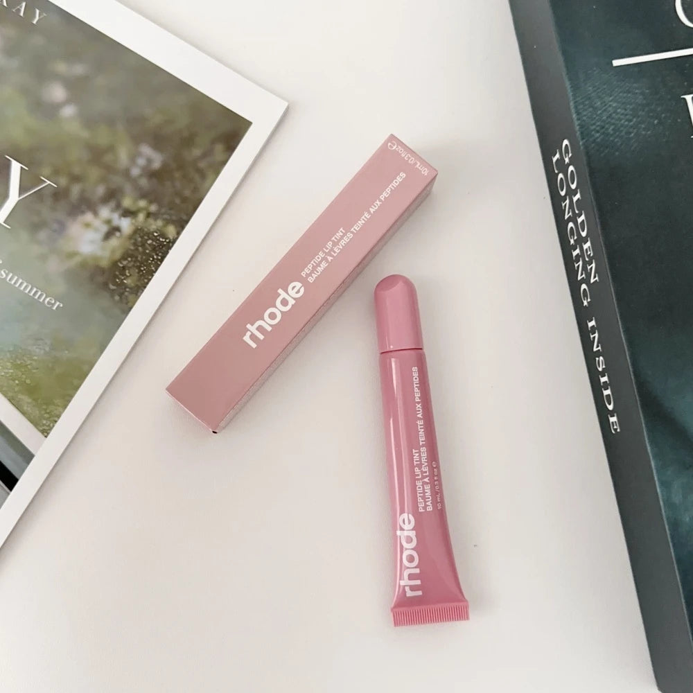 Rhode New Lip Stick Lip GlossesPocket Blush Lip Cheek Hydrating Glazing Mist Natural Rouge Powder Blush Cream Cheek Makeup Bag