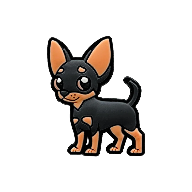 1pcs PVC Dog Shoe Charms Corgi Bulldog Puppy Husky Shoe Decoration Pins for Women Men Kids Sandal Accessories Buckle Ornament