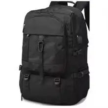 50L 80L Men's Large Travel Backpack, Separate Shoe Compartment Waterproof Business Backpack Outdoor Sports Black Storage Bag