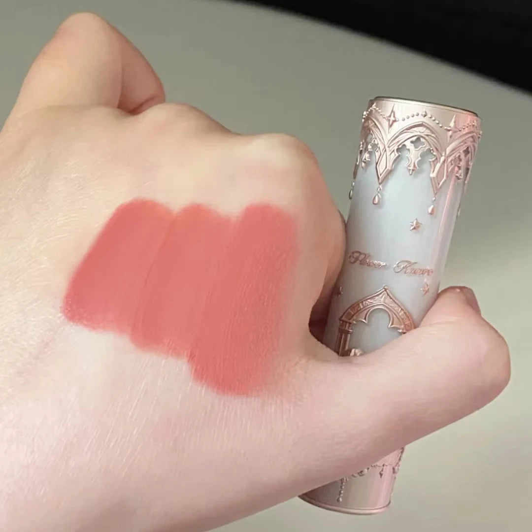 Flower Knows Little Angel Collection Lipstick Velvet Matte Waterproof Long Lasting Lip Gloss Makeup Moisturizing Soft Texture