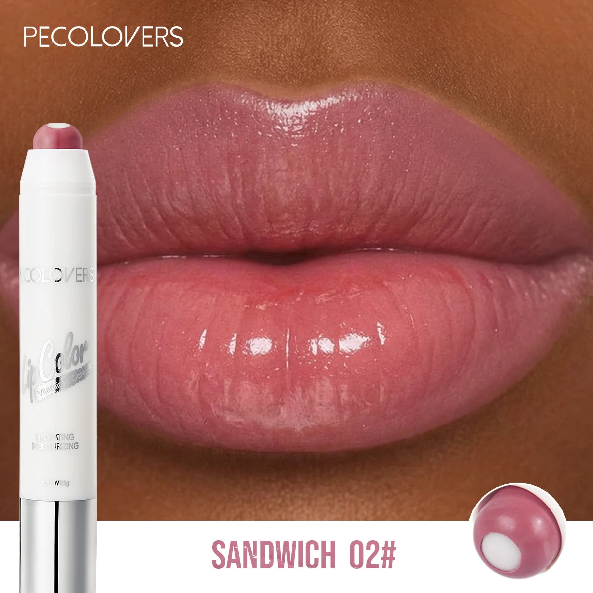 Lipstick - Long-Lasting Lip Tint, Ideal For Everyday Wear, Brown And Red, Lip Cosmetic