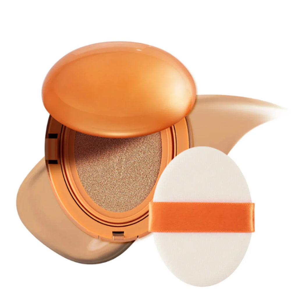 Matte Air Cushion Foundation Full Coverage - Waterproof Poreless Smooth Base Cream Long-lasting Cosmetics