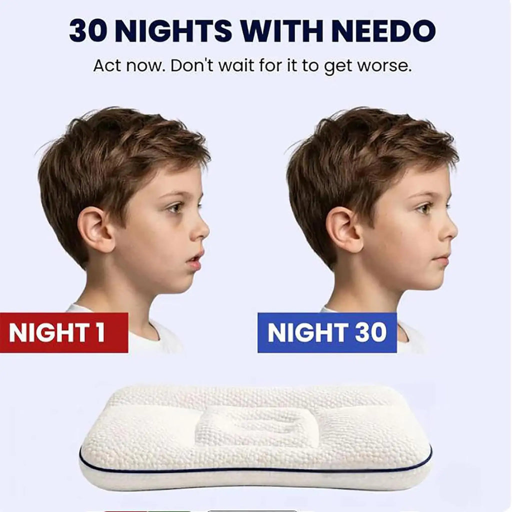 Children's Partition Pillows Double-Sided Breathable Travel Children Pillow for Boys Girls Homes Apartments Daycare Travel Road