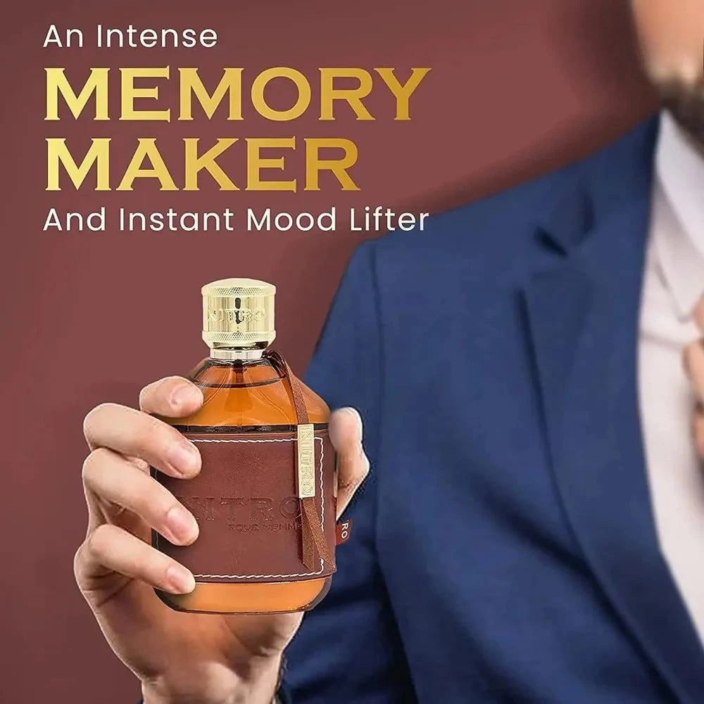 Luxury Men Eau De Parfum Spray, Long Lasting Fragrance, Premium Scent, Nitro Red Blue Black Green Similar Perfume, 100ml