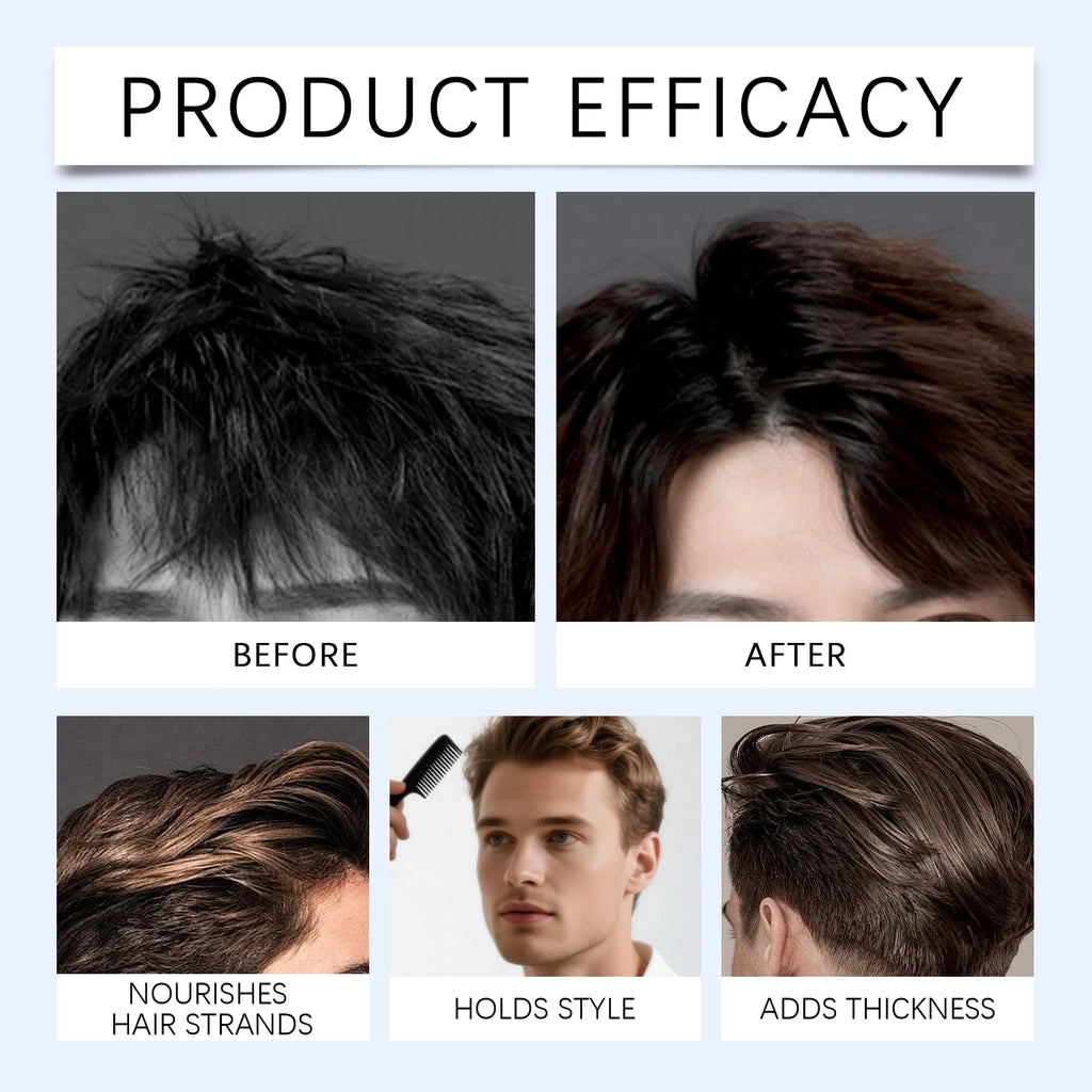 Lasting Hair Styling Set Sea Salt Spray Matte Hair Clay For Keep Hair Oil Edge Control Salon Hairdressing Mud Hair Holding
