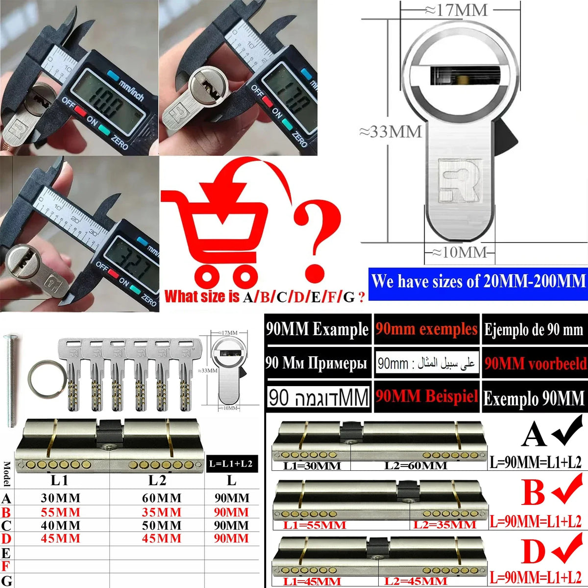 European standard high quality Cylinder door，11-pin anti-theft cylinder door  Entry door lock Cylinders for locks Entrance doors