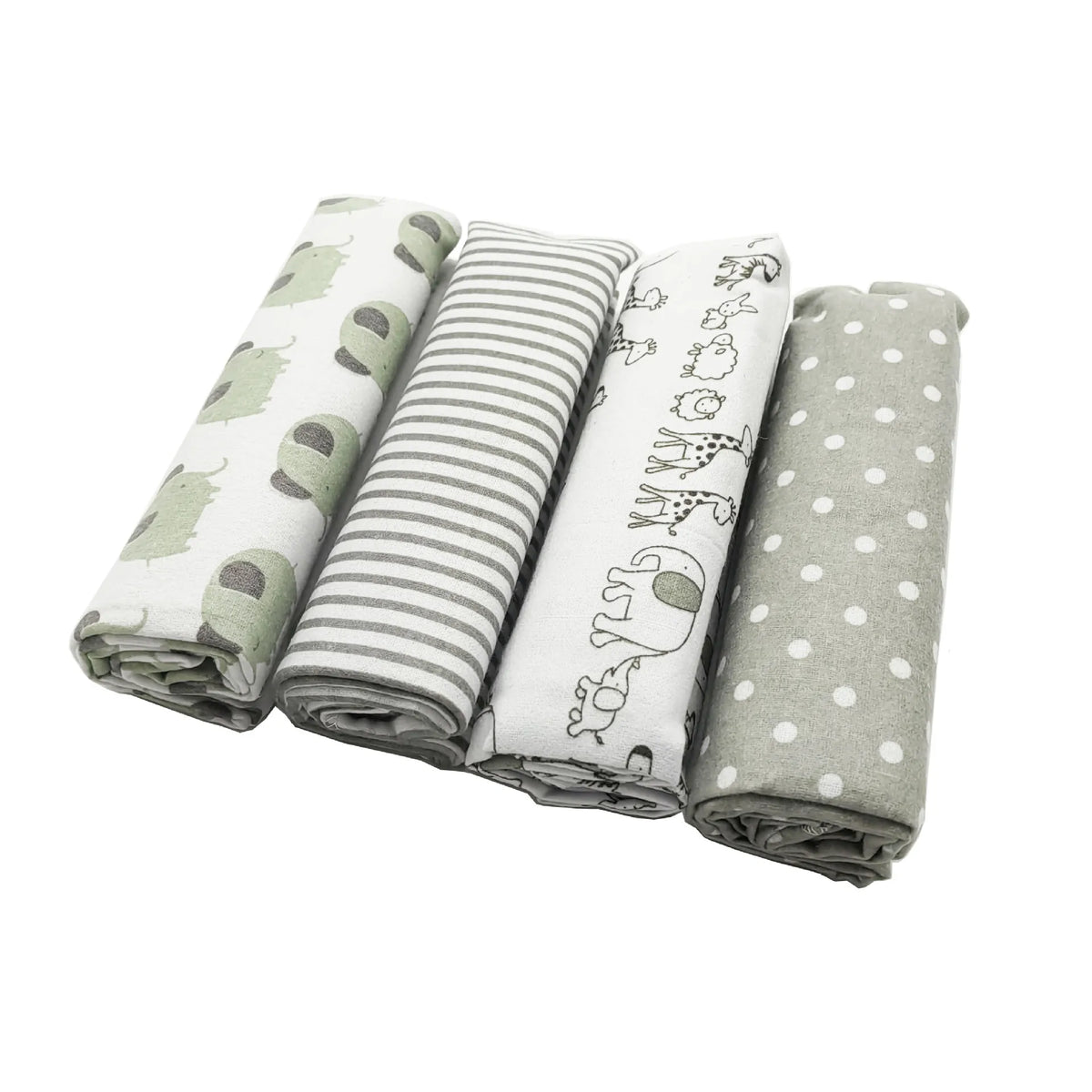 New Colors Cotton Baby Blanket Newborn 76x76cm Baby Bedsheet Supersoft Flannel Diapers New Born Blanket Swaddle 4pcs/pack