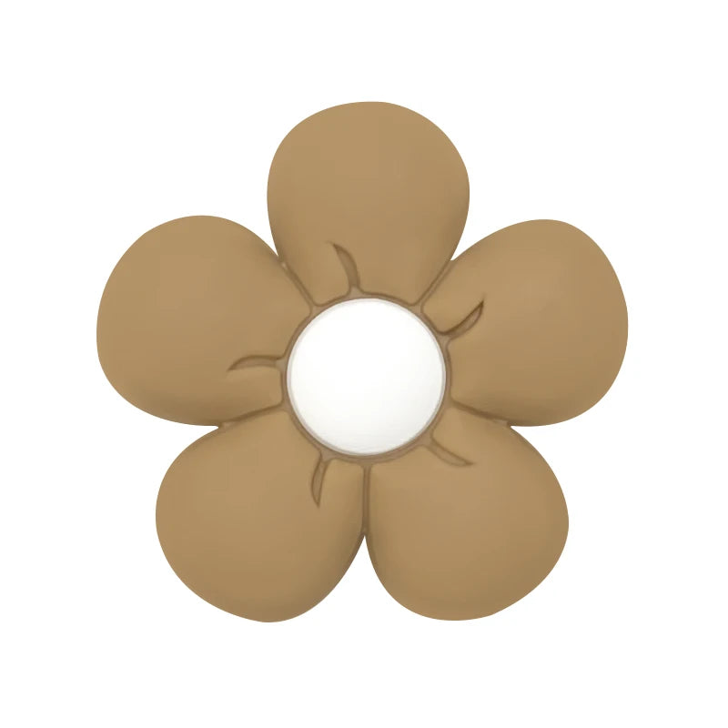 10pcs Silicone Flower Bead BPA Free Teething Infant Chewable Dummy Necklace Pacifier Toy Accessories