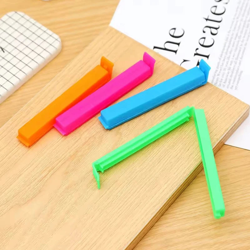 20PCS Assorted Color 7/11cm Size Plastic Food Seal Clip Portable Kitchen Storage Snack Bag Sealer Clamp Reusable Home Gadget ZYF