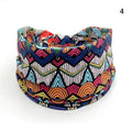 Bohemian Knot Turbans Yoga Elastic Head Wrap Women Fashion Vintage Elastic Hair Band Lady Wide Headbands Female Hair Accessories