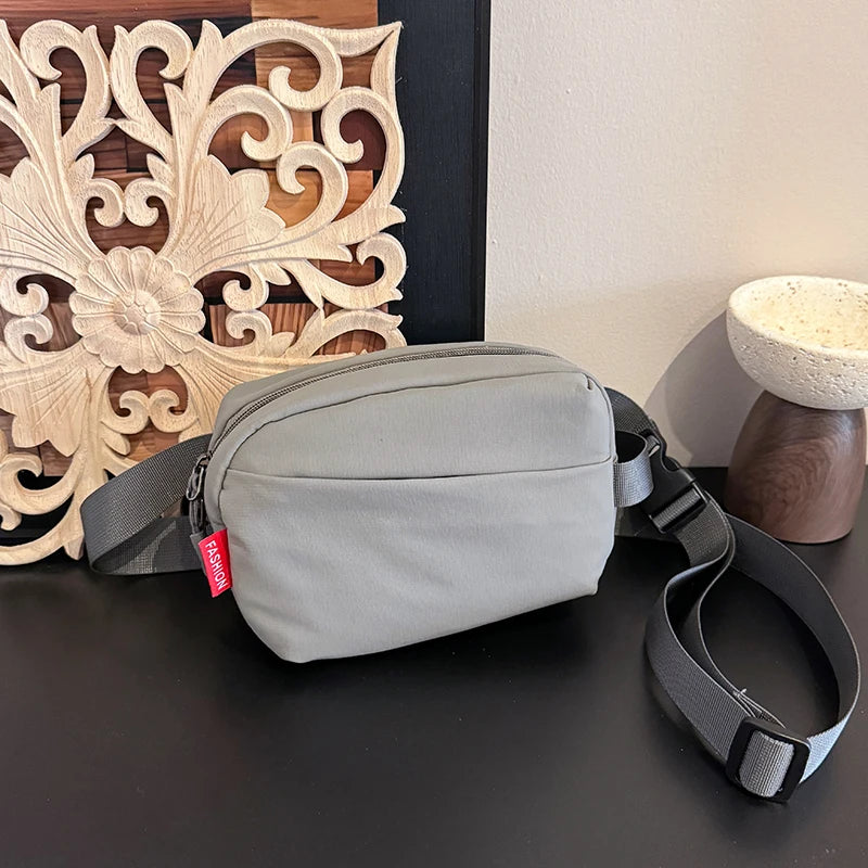 New Nylon Chest Bags Banana Bag For Women Sling Crossbody Waist Pack Unisex Waist Bag Casual Fanny Packs High Quality Belt Bag