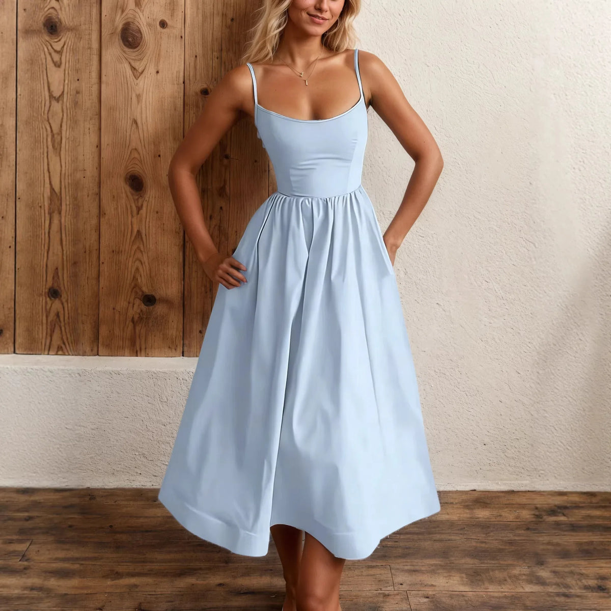 Summer Strapless Tube Top Dress Casual Solid Sleeveless Dresses Jumpsuit Playsuit
