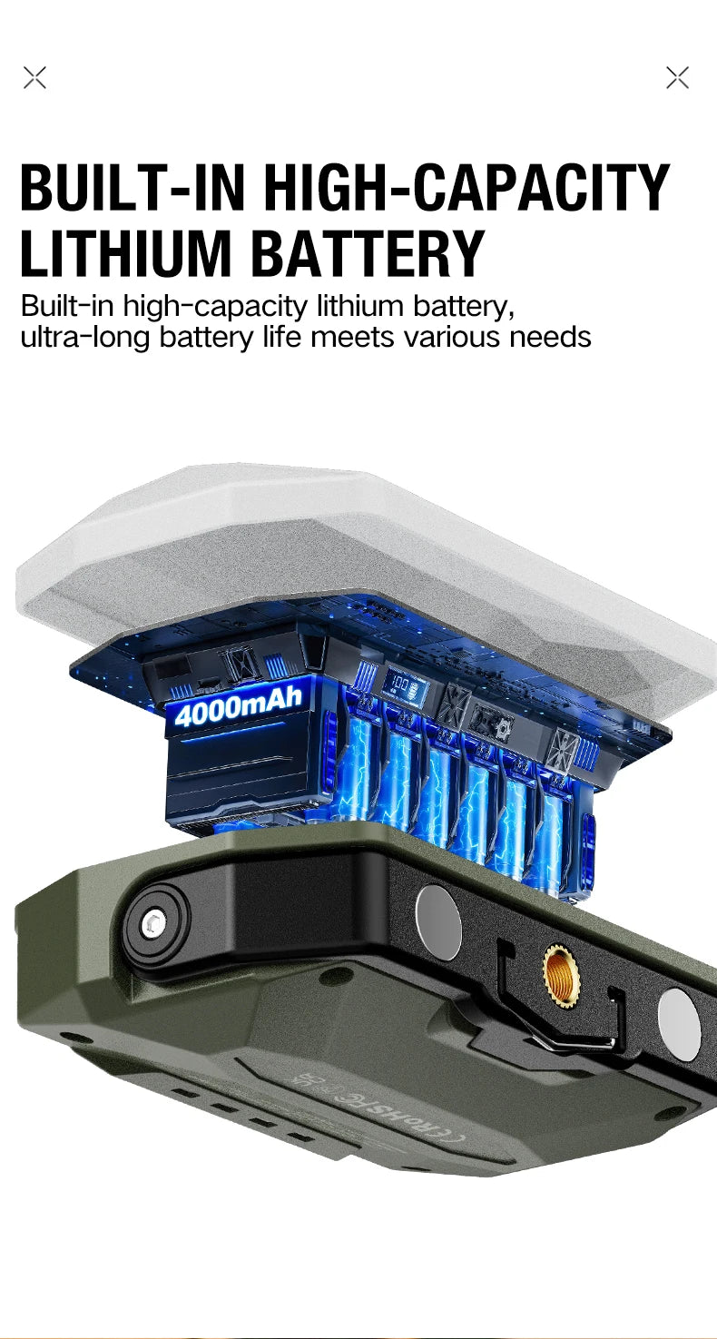 Outdoor Camping Lights, Portable Camping Tents, Camping Atmosphere Hanging Lights, Long-Lasting Rechargeable Lighting Fixtures
