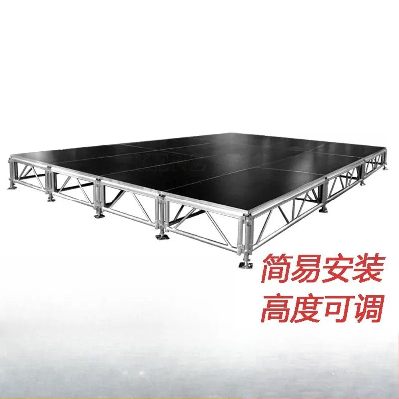 Pool Stage Height Adjustment Outdoor Performance Aluminum Alloy