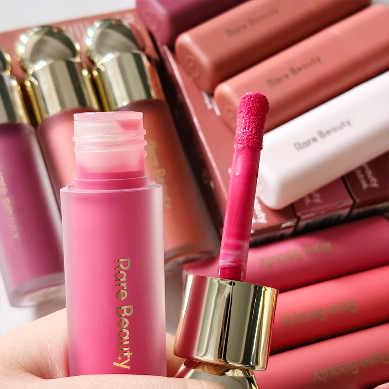 Rare Beauty Multicolored Lipstick Liquid Blush Smoothly Long Lasting Plump Makeup Hope Love Virtue Happy Wonder Worth Cosmetic
