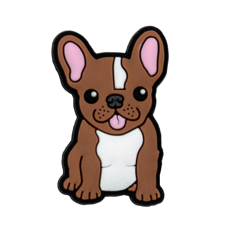 1pcs PVC Dog Shoe Charms Corgi Bulldog Puppy Husky Shoe Decoration Pins for Women Men Kids Sandal Accessories Buckle Ornament