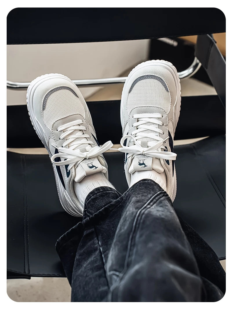 Mens Casual Shoes Wide Toe Box Outdoor Lightweight Running Sneakers Mesh Anti-slip Soft Fashion Men's Shoes