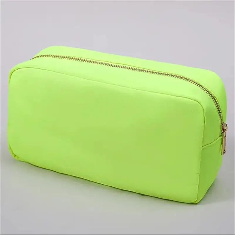 S /M/L/XL 17 Color Nylon Pouch Makeup Cosmetic Bag Zipper Toiletries Organizer Bag For Women Girls Travel Gift Makeup Pouch