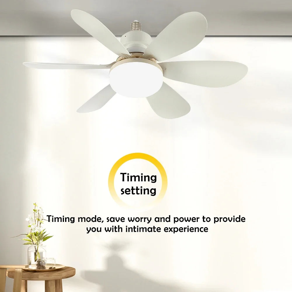 E27 LED Ceiling Fan Light with Remote
