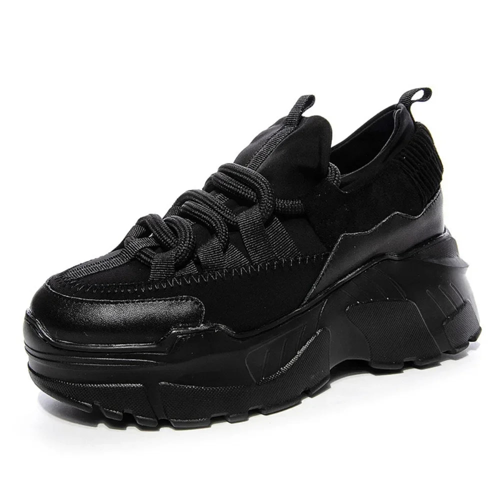 White Sneakers Women Sports Shoes for Women Inner Height Increasing Women's Shoes Winter Warmth Platform Shoes Zapatillas Mujer