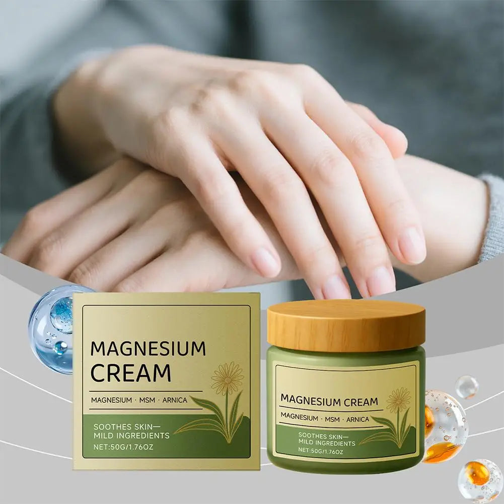 1-3Pcs  Magnesium Soothing Body Cream - Relieves Tension & Muscle Discomfort, Deep Moisturizing Joint Relief Cream for All Skin