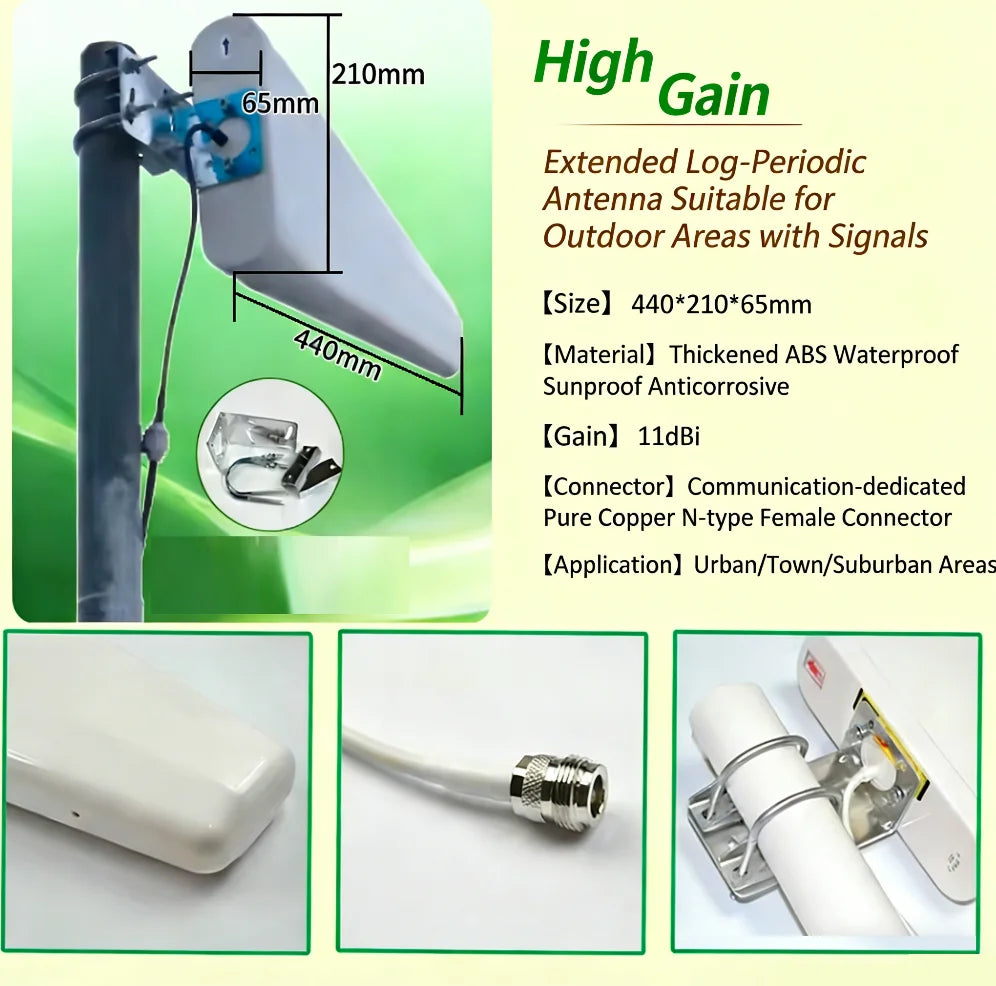 5-Band 2G 3G 4G Signal Booster Kit with 5 Antennas for Wide Coverage