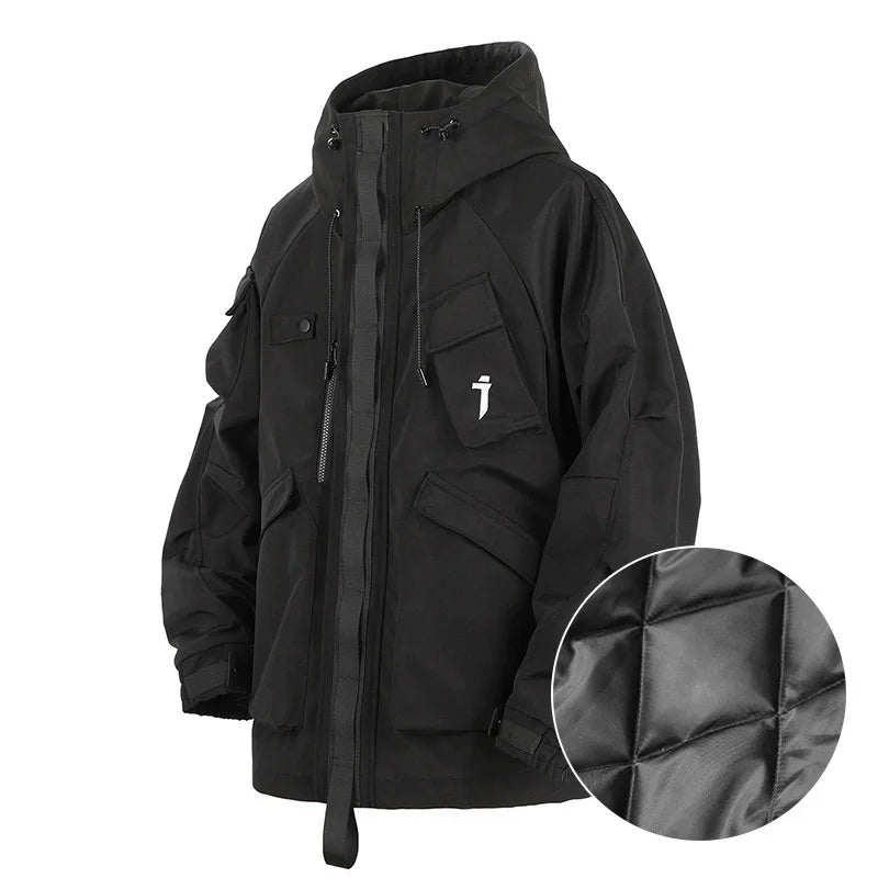 11 BYBB'S DARK 2025 Tactical Jackets Hooded Windbreaker Mens Cargo Function Jacket Fashion Coats Outwear Techwear Streetwear  ﻿