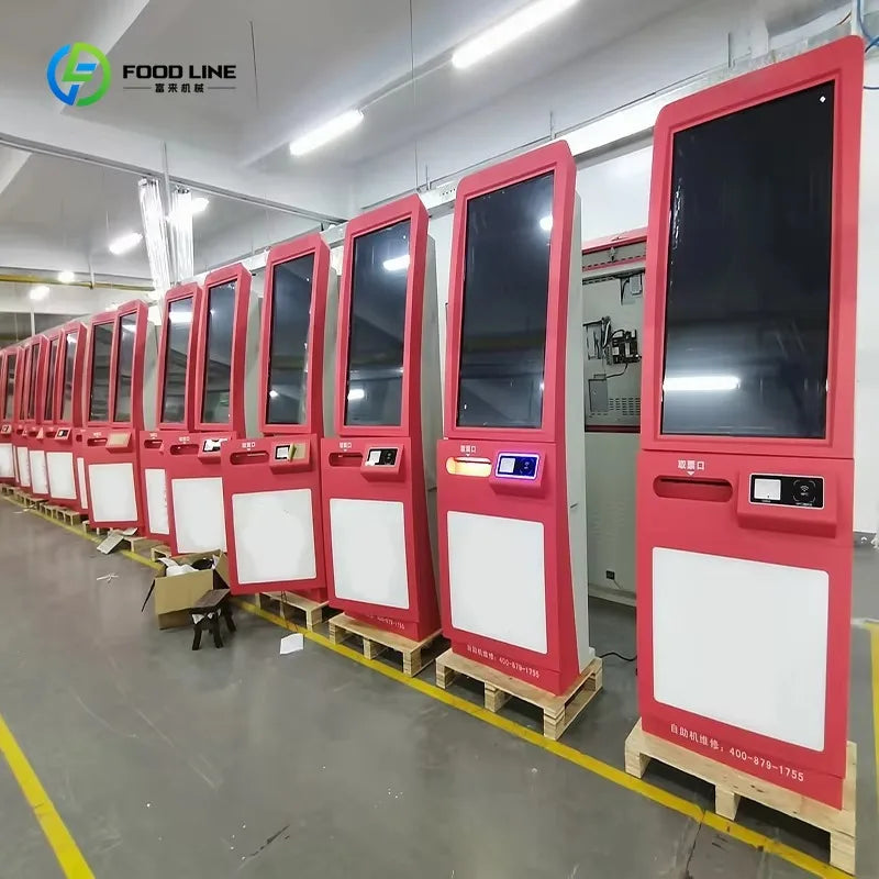 Customized Self Currency Exchange Dispenser ATM Cash Machine Touch Screen Kiosk With Coin Receiver