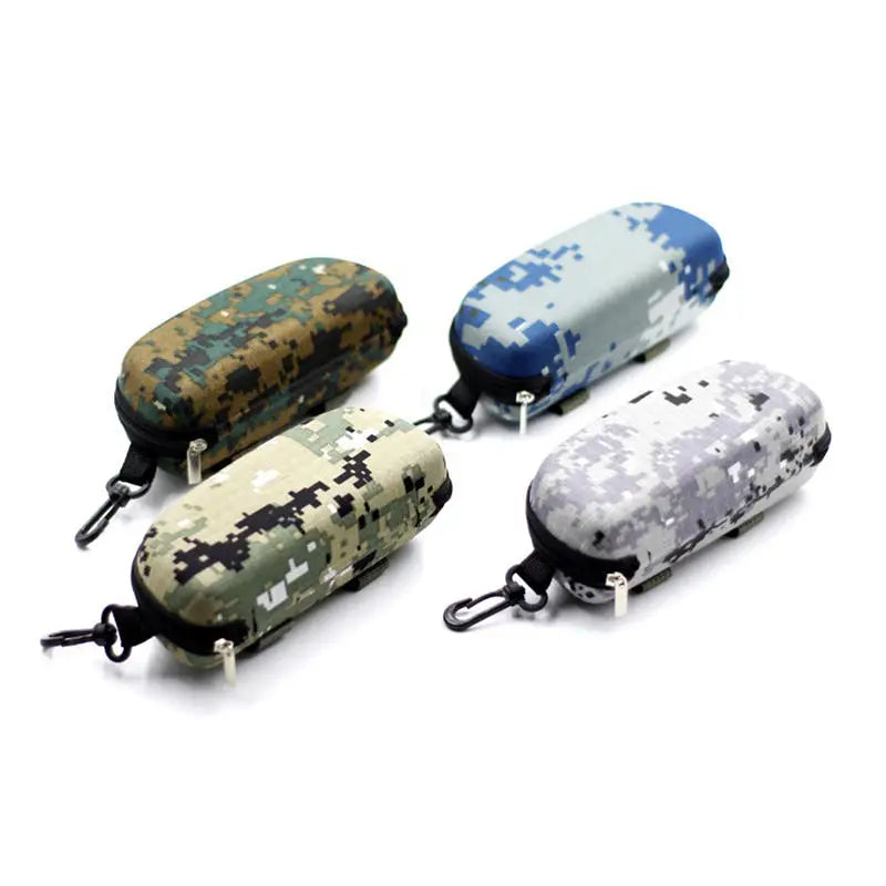Tactical Glasses Case Portable Eyeglasses Cases Camouflage Glasses Box Fashion Glasses Holder Eyeglasses Accessory With Zipper