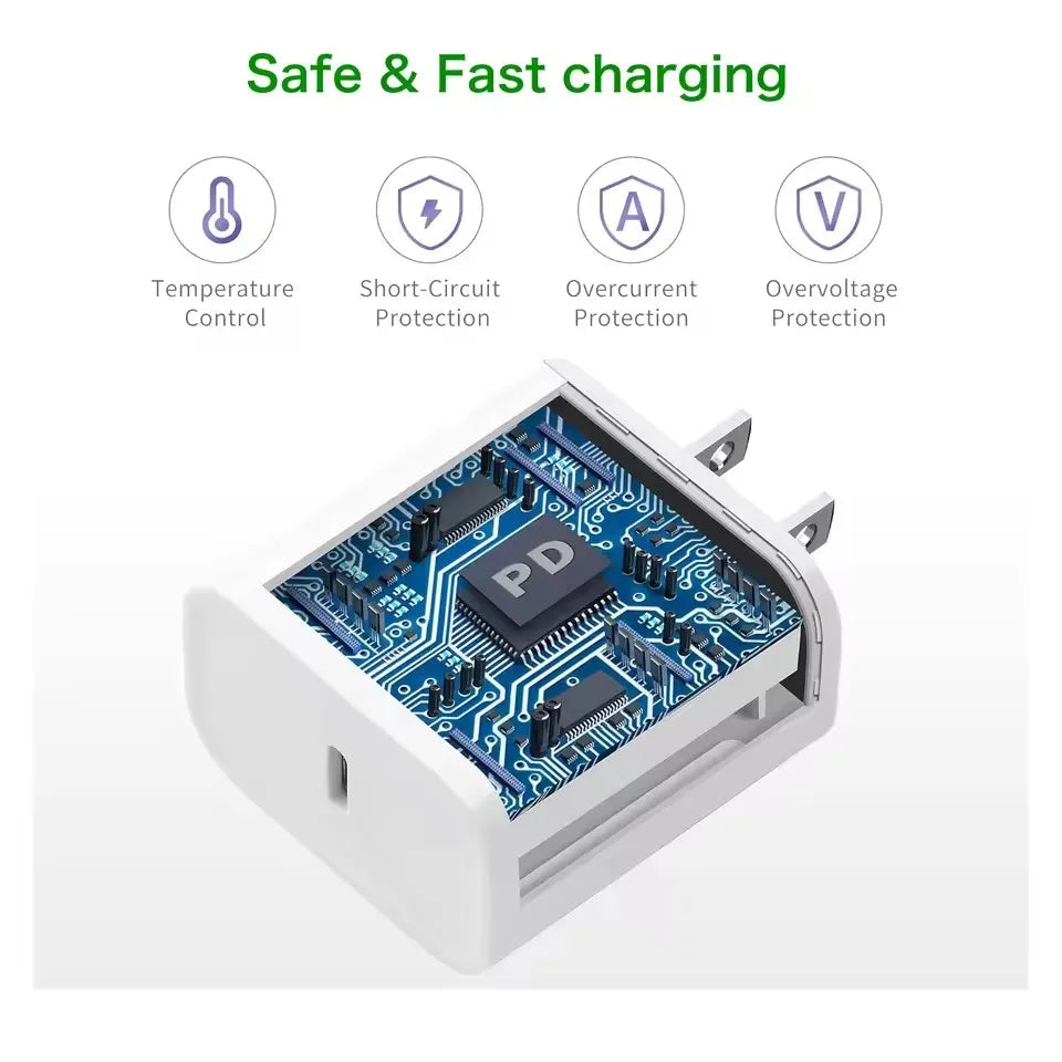 35W USB-C PD Wall Charger with Cable