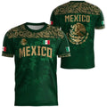 MEXICO Flag 3D Print Sports Quick-dry Breathable Men T-shirt Outdoor Football Jersey Team Fan Parent-child Short Sleeve Clothing